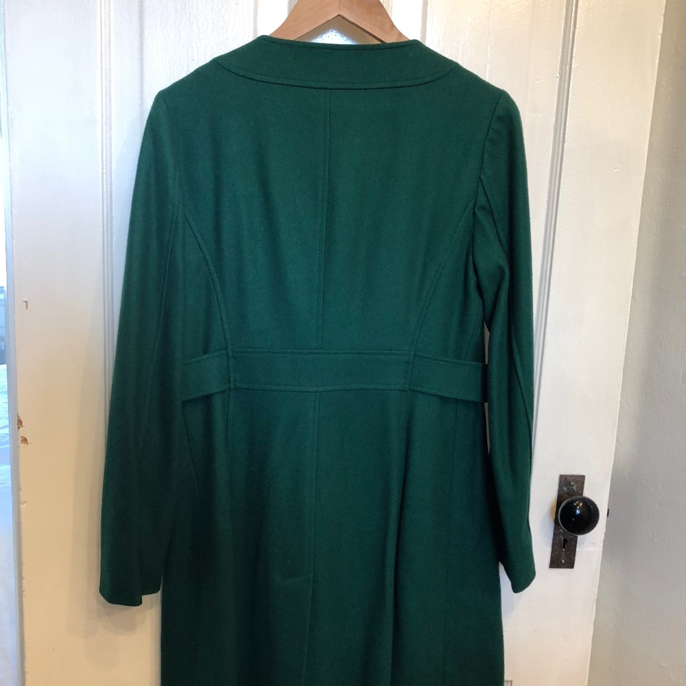 Green Wool Coat - Picture 2 of 3